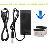 Adapter Charger for Rascal 140F, 140T, 355 Fold & Go, 370 Fold & Go
