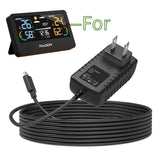 AC Adapter Charger for Raddy WF-55C PRO Weather Station Wireless USB-C Charger