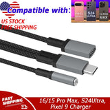 Hi-Res 32bit/384kHz Aux PD 60W Fast Charger For 16/15 Pro Max, S24Ultra, Pixel 9