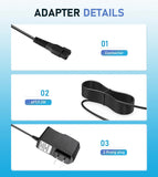 1.9V Charger for Panasonic Trimmer ER-GK80-S