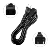 8ft 2-Prong AC Power Cord for Elna Sewing Machine Lead Cable 2-Prong Models
