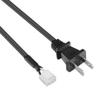 6ft UL Internal Power Cord For Philips 65PFL5766/F7, 65PFL5766/F6, 65PFL4756/F7