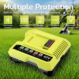 40V OP401 Dual Fast Charger for Ryobi 40V Lithium Battery Charger OP4015 OP4026
