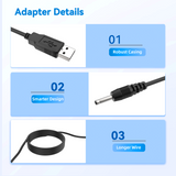USB Charging Cord for Bitvae Electric Toothbrushes D2/S2/R2/R1