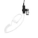 Earpiece with PTT/Mic for Kenwood Baofeng SAMCOM BTECH Retevis Walkie Talkies