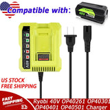 OP401 for Ryobi 40V Lithium Battery OP40261 OP40301 OP40401 OP40501
