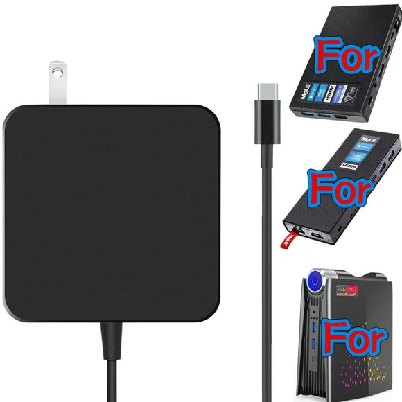 USB-C Power Supply for MeLE Mini PC Quieter 4C, PCG02 Pro, ACEMAGICIAN Mini