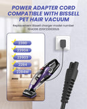 Charger for Bissell Pet Hair Eraser 1614206 2390A 2390 23903 2284W 2284 Vacuum