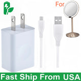 Charging Cord Cable For Simplehuman 5 inch & 8 inch Round Sensor Makeup Mirror
