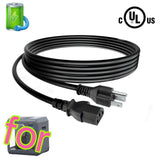 UL 6FT Power Cable For Monoprice MP Voxel 3D Printer 33820 35880 35881