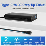 12V Step-Up Adapter Charger Cable for Heated Jacket, Heated Vest, Heated Hoodie