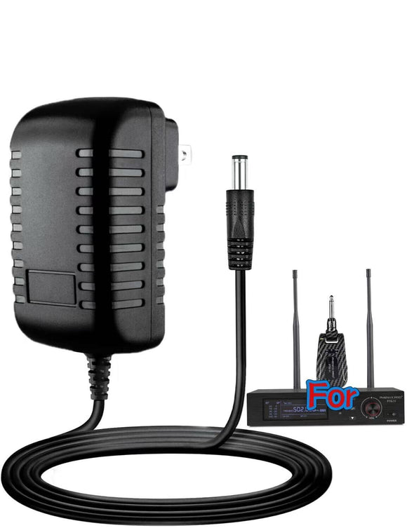 13.5V AC Adapter For Phenyx Pro PTG-11 Wireless Guitar Transmitter