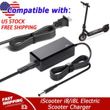 42V 2A AC Adapter Compatible with iScooter i8/i8L Electric Scooter
