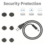 7PCS 5V USB Charging Cable Set for Hair Clippers Shavers Beauty Devices