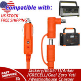 12V/24V Charger For Jackery/BLUETTI/Anker/GRECELL/Goal Zero Yeti/Westinghouse