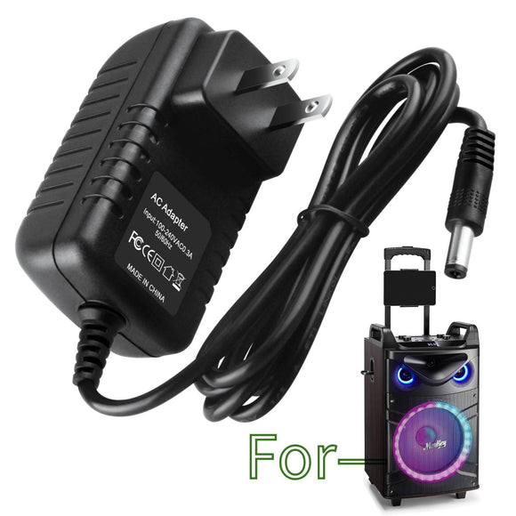 15V AC Adapter Power Supply for Moukey MTs12-1 MTs210-1 Karaoke PA Speaker