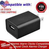 5V USB Charger For Alarmo Alarm Clocks Compatible Sound Clock Alarmo