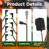 7-Output Power Cord for Hallmark Keepsake Christmas Storytellers Ornaments