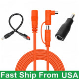 20FT DC8mm Cable with DC7909 to DC8020/5521 Adapter & DC8mm Anderson Powerpole