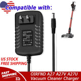 Charger For OIRFND A27 A27V A27U Cordless Vacuum Cleaner