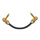 Guitar Patch Cables Right Angle 6Inch 15cm 1/4 Instrument for Effect Pedals