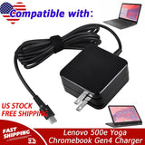AC Adapter For Lenovo 500e Yoga Chromebook Gen4