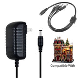 4.5V AC Adapter for Lemax 74266 74269 74274 Spooky Town Christmas Village