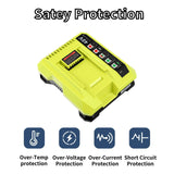 40V Battery Charger for Ryobi OP40601 OP40501 OP4075A Replacement