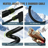 12V Heated Jacket Battery Step up Power Cable for Milwaukee M12 Jacket