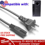 AC Power Cord Cable For Samsung PS-WK450 PS-WB45T SWA-W510 SWA-W500 Subwoofer