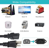 ⚡AC Power Cord Cable For BLUETTI AC180P AC60P Portable Power Station