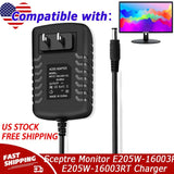 AC/DC Adapter For Sceptre Monitor E205W-16003R E205W-1600SR E205W-16003RT