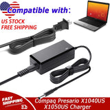 AC Adapter For Compaq Presario X1040US X1050US Power Cord Charger Supply PSU US