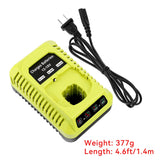 P117 Charger For Ryobi 18V Lithium Battery P189 P190 P191 P192 P193 P194 P197