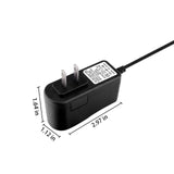 9V Adapter For LABIGO Cordless Spin Scrubber LA1 Pro,for Voweek VWS211,2 Prong