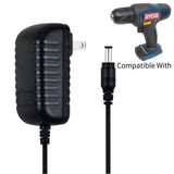 AC/DC Adapter for Ryobi DC100 12V Drill Driver Charger
