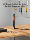 10V AC Charger For Black and Decker Screwdriver LI2000(only type1)  LI3100