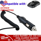 Car Adapter for Cobra Rad480i 250 350 450 500g Xrs9955 Spx6655 Spx955 Spx5500