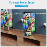 5.9FT USB C Charger For Nintendo Switch Lite, OLED, Steam Deck - Support TV Mode