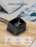 USB Charger for Fitbit Versa 2 Charger Dock Anti-slip Smartwatch Charging Cable