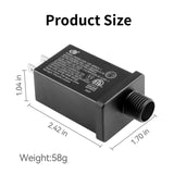 12V 1.5A Class 2 Adapter for Outdoor Christmas Inflatable Lights