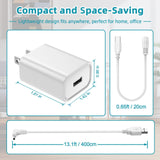 13ft Charger For Babysense Video V24R V43 Power Cord (Not Fit Micro USB Port)