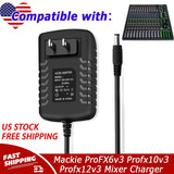 AC Adapter For Mackie ProFX6v3 Profx10v3 Profx12v3 ProFX22v3 Mixer Power Supply