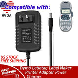 AC-DC Adapter Charger For Dymo Letratag Label Maker Printer 9V 2A Power Supply