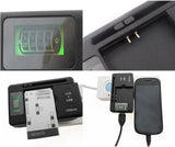 Univ. Battery Charger for Samsung S Blaze T769, Dock for Home/Travel Wall Power