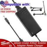 Replacement Charger For Jetson Cruise JCRUZ Black&Green Folding Scooter Power Supply