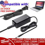 45W Laptop Charger For asus C200 C200M C202 C202S C202SA C300 C300M C300S C301SA