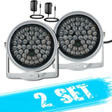 2pcs 48LED & 12V Power IR Infrared Night Vision Light for Security CCTV Camera