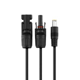 20FT DC8mm Cable with DC7909 to DC8020/5521 Adapter & 16Ft MC4 Solar to DC8mm
