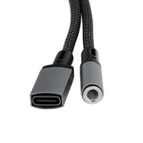Hi-Res 32bit/384kHz Aux PD 60W Fast Charger For 16/15 Pro Max, S24Ultra, Pixel 9